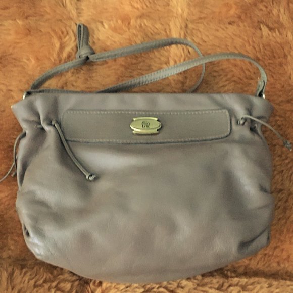 Etienne Aigner Handbags - Vintage Etienne Aigner  Taupe Shoulder Bag